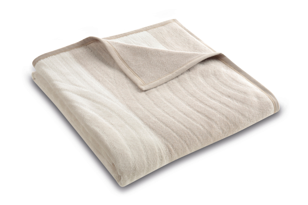Biederlack Wohn- und Kuscheldecke 'Feel Modern' 150 x 200 cm Beige - Natur